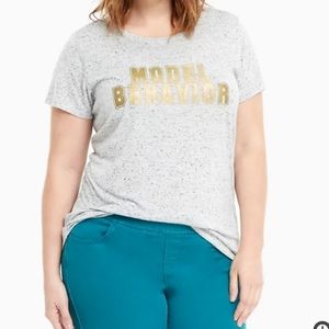 Torrid Model Behavior Tee